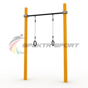 Купить Турник классический для занятий Воркаут с кольцами SP WRK-07 + Rings_76mm в Туле 