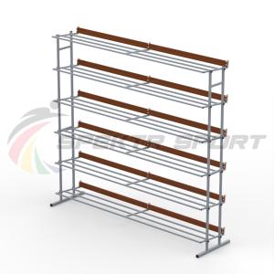 Купить Стеллаж для лыжных ботинок (на 50 пар) разборный в Туле 