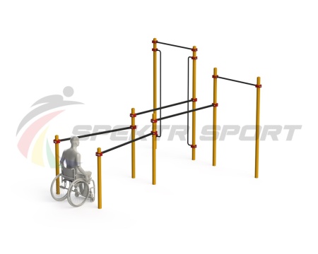 Купить Спортивный комплекс для инвалидов-колясочников WRK-D19_76mm в Туле 