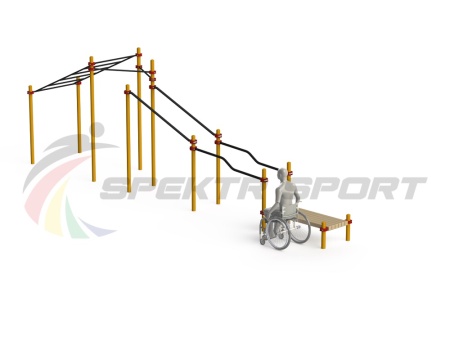 Купить Спортивный комплекс для инвалидов-колясочников WRK-D22_76mm в Туле 