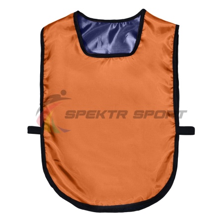 Купить Манишка футбольная двусторонняя универсальная Spektr Sport оранжево-синяя в Туле 